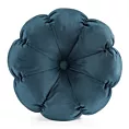 Poduszka w kształcie kwiatka 37 x 37 x 13 cm welwetowa niebieska FLOWER Eurofirany