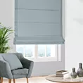 Roleta rzymska jasnoniebieska z gładkiej tkaniny zaciemniającej typu dimout