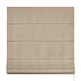 Roleta rzymska ciemnokremowa z tkaniny strukturalnej z delikatnym połyskiem