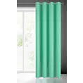 Zasłona miętowa z matowej gładkiej tkaniny 140x250 cm przelotka RITA Eurofirany