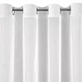 Firana biała z gładkiego matowego woalu 300x160 cm przelotka LUCY Eurofirany