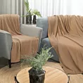 Koc  200x220 cm beżowy wyjątkowo i magicznie miękki BUKLA Eurofirany