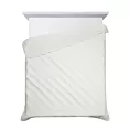 Narzuta kremowa 170x210 cm z geometrycznym wzorem wykonana techniką hot press ALARA 5 DESIGN 91 Eurofirany