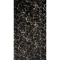 Zasłona czarna zdobiona lśniącym marmurkiem z welwetowej tkaniny 140x270 taśma DORI Eurofirany