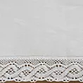 Bieżnik na stół 40x140 cm biały zdobiony koronką - SUSAN - Eurofirany