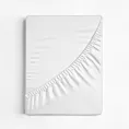 Prześcieradło z gumką 160x200 cm z mikrowłókna kolor biały 90 g/m2 SOFT Design 91 Eurofirany