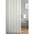 Tkanina firanowa gładka, matowa, półprzezroczysta, w delikatne pionowe pasy,Eurofirany
