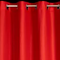 Zasłona czerwono, biała świąteczna 140x250 cm przelotka RUBI Eurofirany
