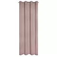 Zasłona pudrowy róż  zaciemniająca o strukturalnym wzorze  135x250 cm przelotka CARLO Eurofirany