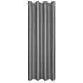 Zasłona stalowa przeplatana błyszczącą nicią zaciemniająca 140x250 przelotka SELINA Eurofirany