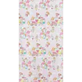Dekoracja okienna różowa do pokoju dziecięcego z etaminy z nadrukiem z elfami 140x250 cm przelotka POLLY Eurofirany