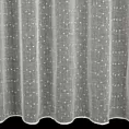 Tkanina firanowa matowa drobna siateczka z efektem deszczyku Eurofirany
