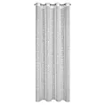 Firana biała z lekkiej etaminy ze srebrnym marmurkowym nadrukiem 140x250 cm przelotka REVA Eurofirany