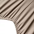 Prześcieradło z gumką 140x200 cm z mikrowłókna kolor beżowy 90 g/m2 SOFT Design 91 Eurofirany