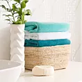 Ręcznik kąpielowy 50x90 cm szybkoschnący z mikrofibry kolor turkusowy strukturze 280 g/m2 ZOE 1 Eurofirany
