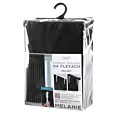 Zasłona czarna z welwetowej tkaniny 125x270 cm system flex - MELANIE Eurofirany