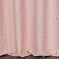 Zasłona różowa w motylki 140x250 cm przelotka WENDY Eurofirany