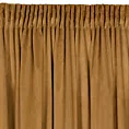 Zasłona miodowa z matowego welwetu 140x270 cm taśma MELANIE Eurofirany
