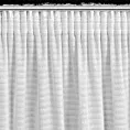 Zasłona biała zdobiona nicią szenilową z tkaniny szyfonowej 135x270 taśma REINA Eva Minge Eurofirany