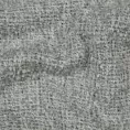 Zasłona szyta na taśmie fala szara z tkaniny typu bukla z efektem melanżu