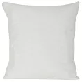 Poszewka na poduszkę 40x40 cm pikowana w geometryczny wzór techniką hot press biała BONI Eurofirany