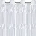 Zasłona biała zdobiona fantazyjnym wzorem 140x250 cm przelotka SOTERA Eva Minge Eurofirany