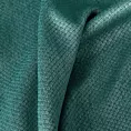 Zasłona turkusowa zaciemniająca o strukturze drobnej krateczki 140x250 cm przelotka AMARO Eurofirany