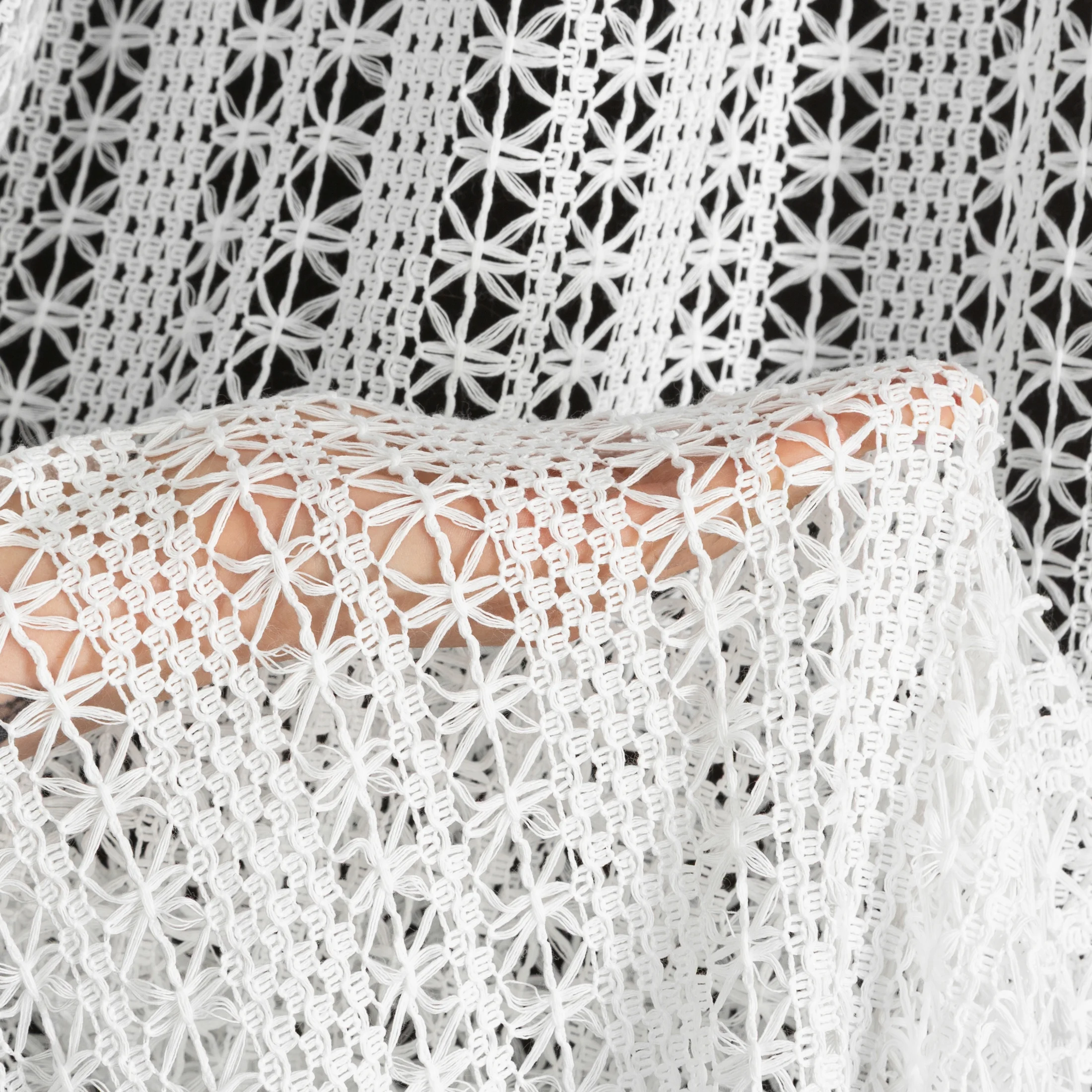 Zasłona biała z siateczki 140x270 cm taśma - BONITA Eurofirany