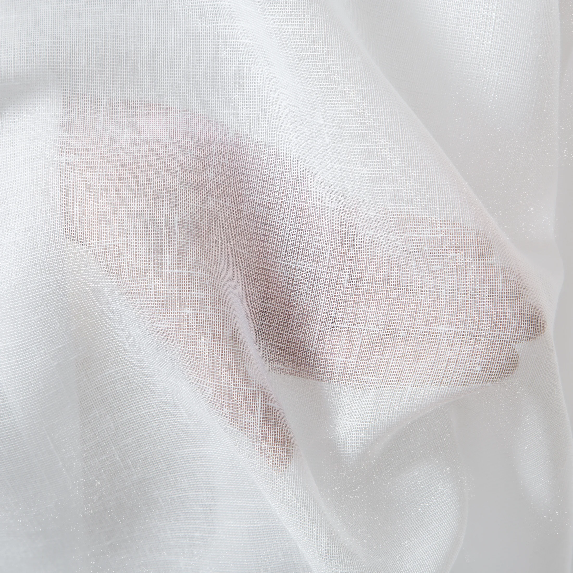 Firana biała z etaminy z lekkim połyskiem 140x270 cm taśma VIOLA Eurofirany