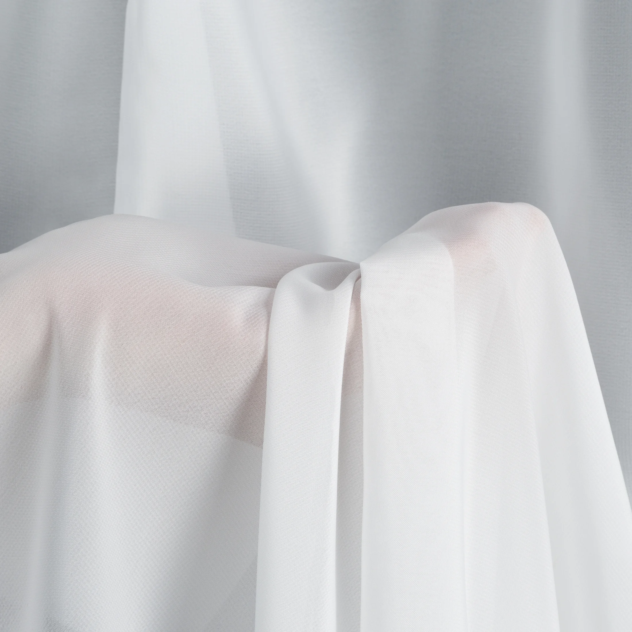 Firana biała z gładkiego szyfonu 350x150 cm taśma - DALIA Eurofirany