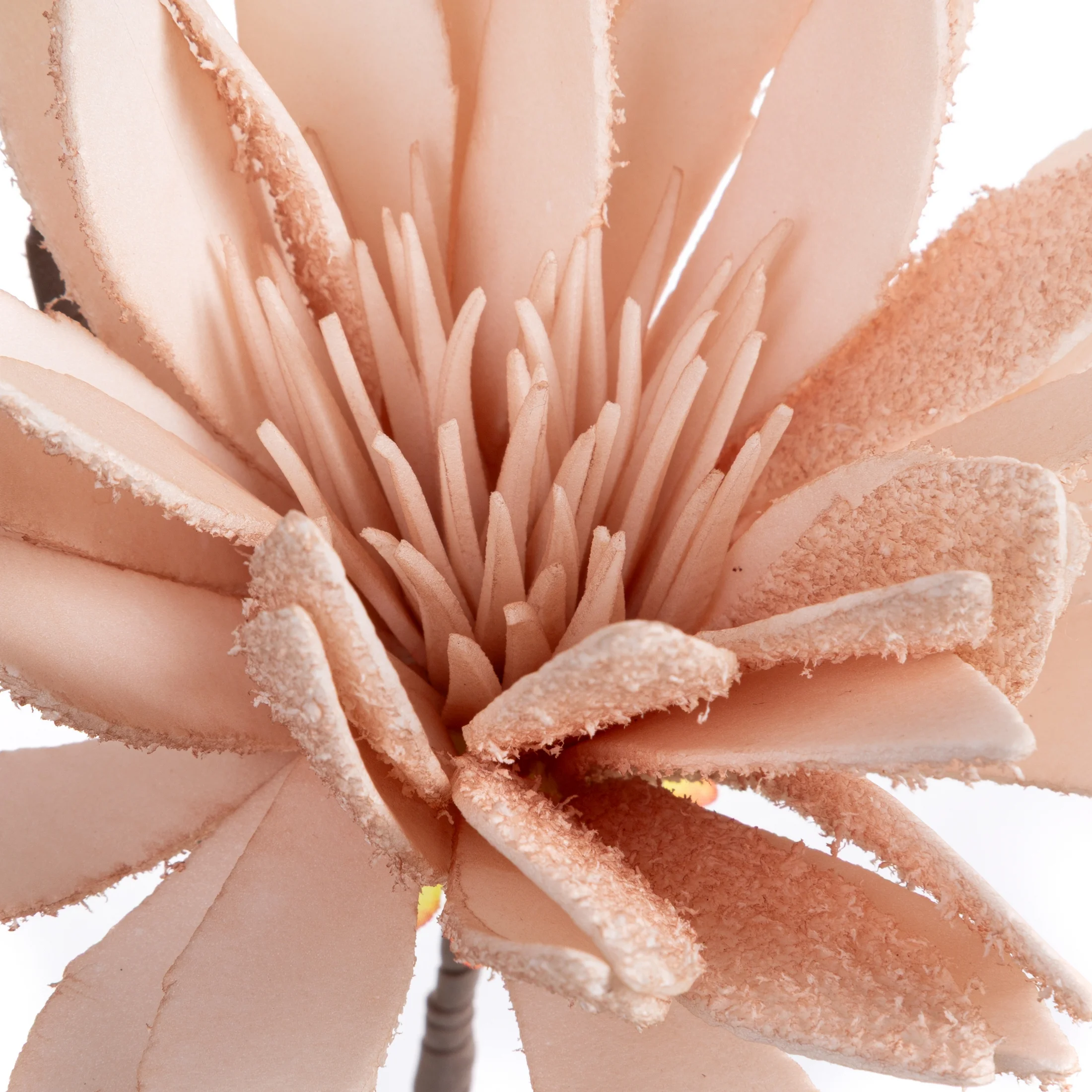 Kwiat sztuczny jasnoróżowy z plastycznej pianki foamiran 64 cm Eurofirany