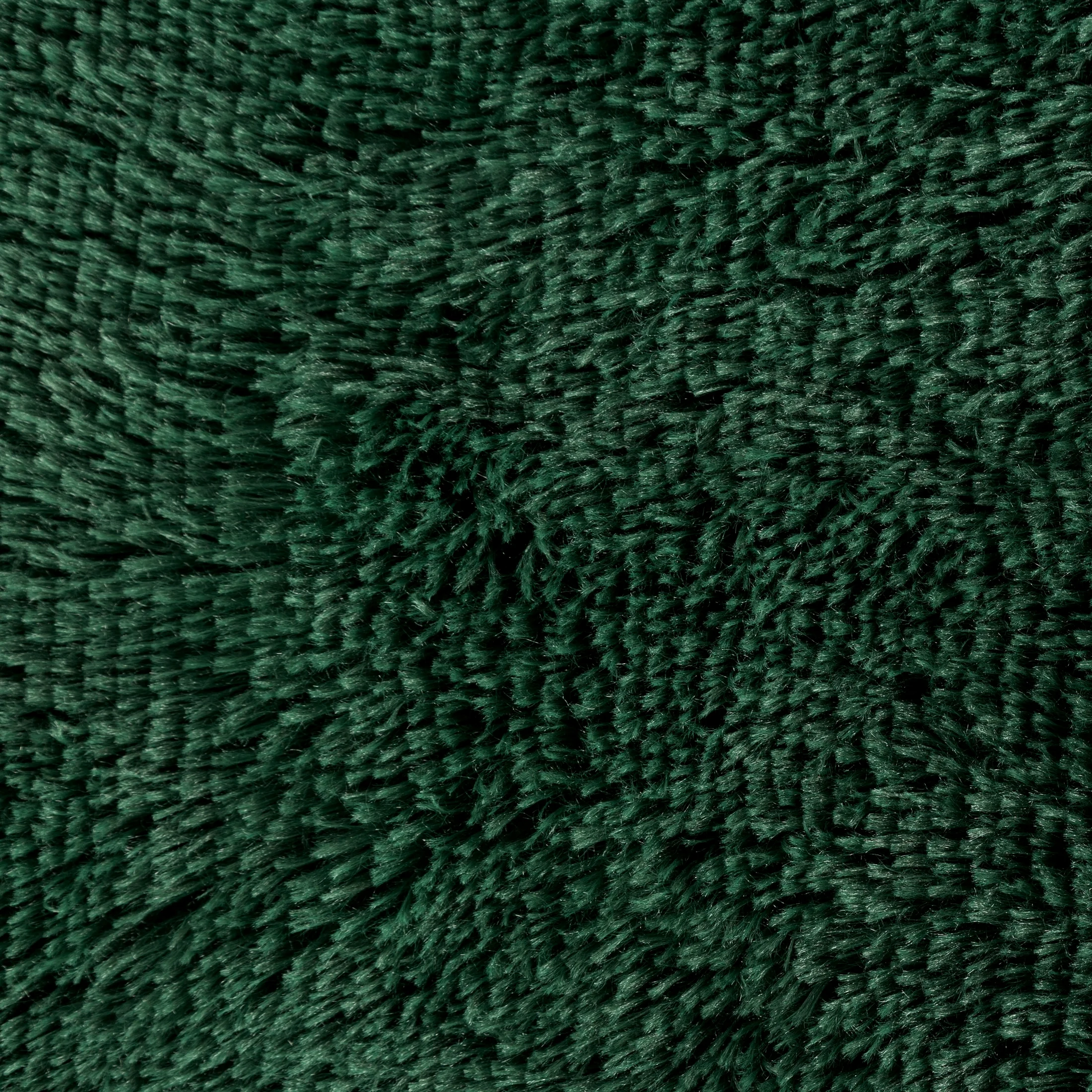 Narzuta na fotel-koc o strukturze miękkiego futra 70x160 cm ciemnozielona TIFFANY DESIGN 91 Eurofirany