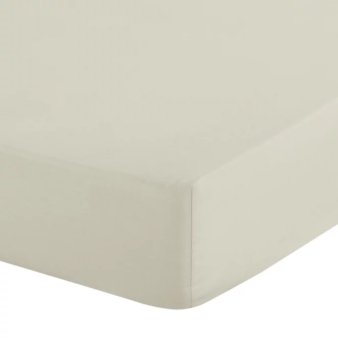 Prześcieradło z gumką 100x200 cm z mikrowłókna kolor kremowy 90 g/m2 SOFT Design 91 Eurofirany