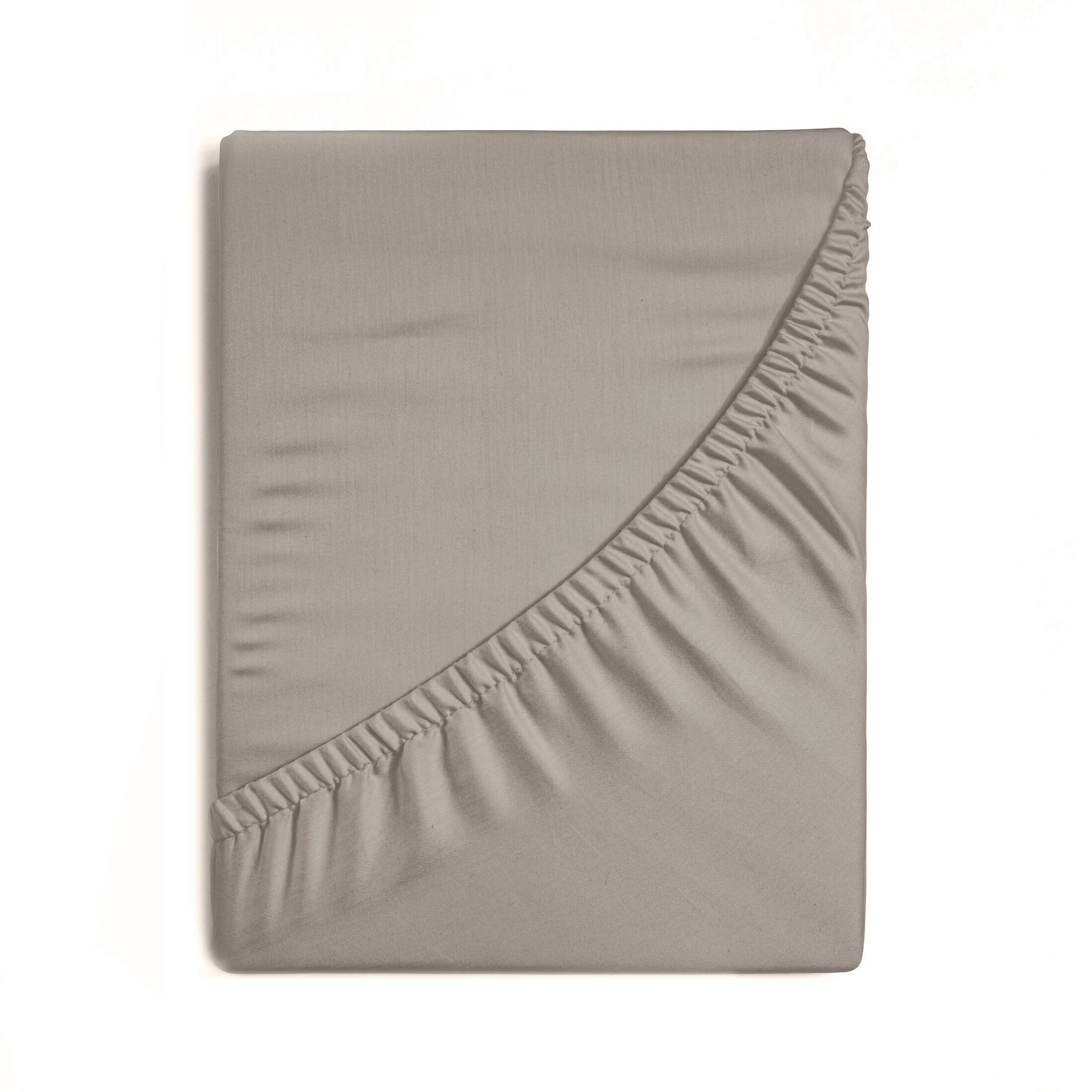 Prześcieradło z gumką 140x200 cm z mikrowłókna kolor jasnoszary 90 g/m2 SOFT Design 91 Eurofirany