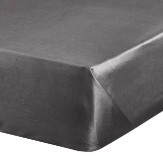 Prześcieradło bez gumki 160x210 cm z satyny bawełnianej kolor stalowy 125 g/m2 DINA Diva Line Eurofirany