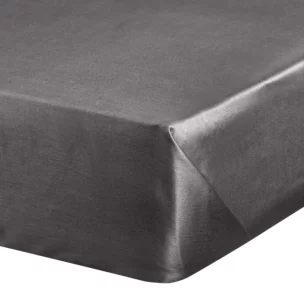 Prześcieradło bez gumki 160x210 cm z satyny bawełnianej kolor stalowy 125 g/m2 DINA Diva Line Eurofirany
