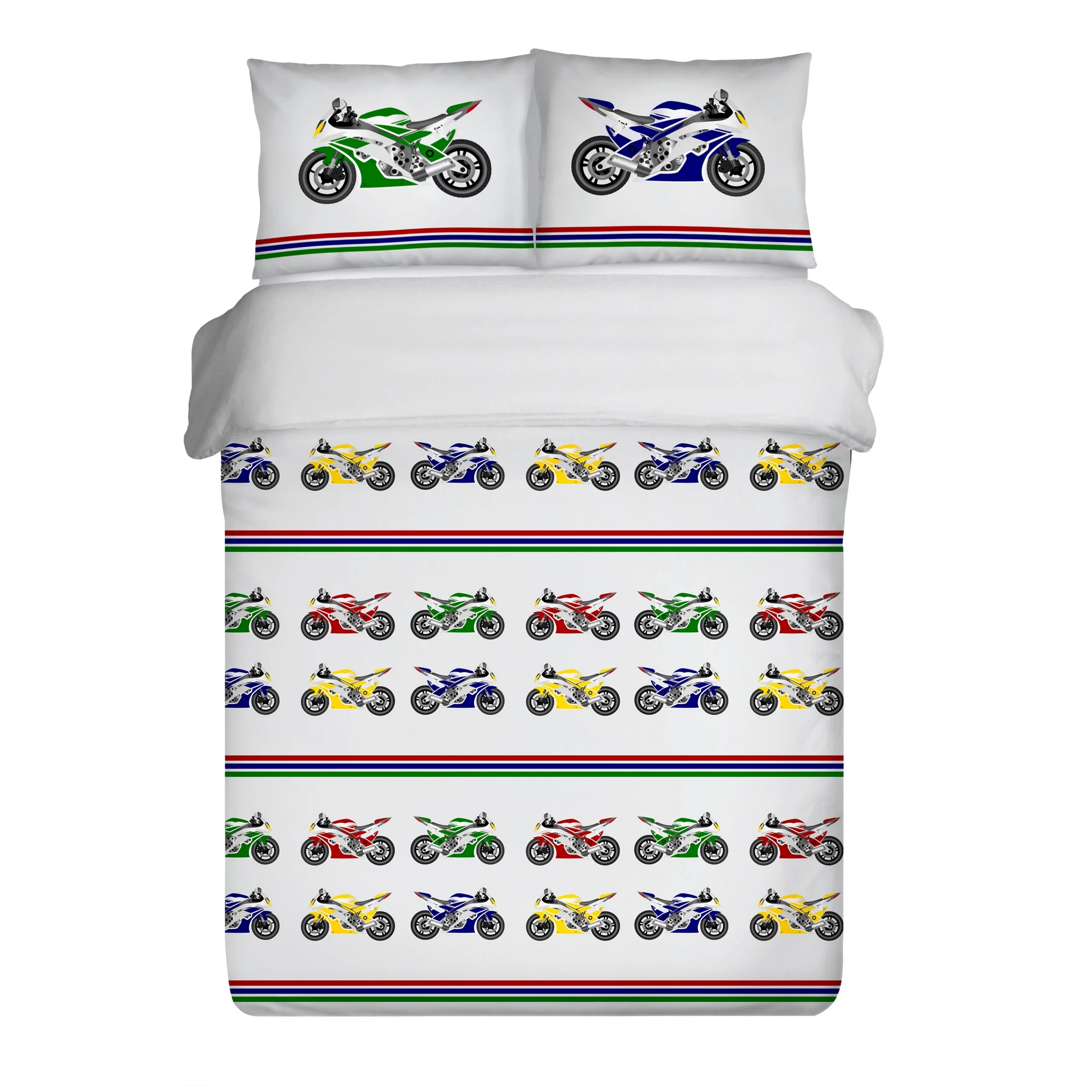 Dziecięca pościel bawełniana motocykle HONDA Design 91 Eurofirany