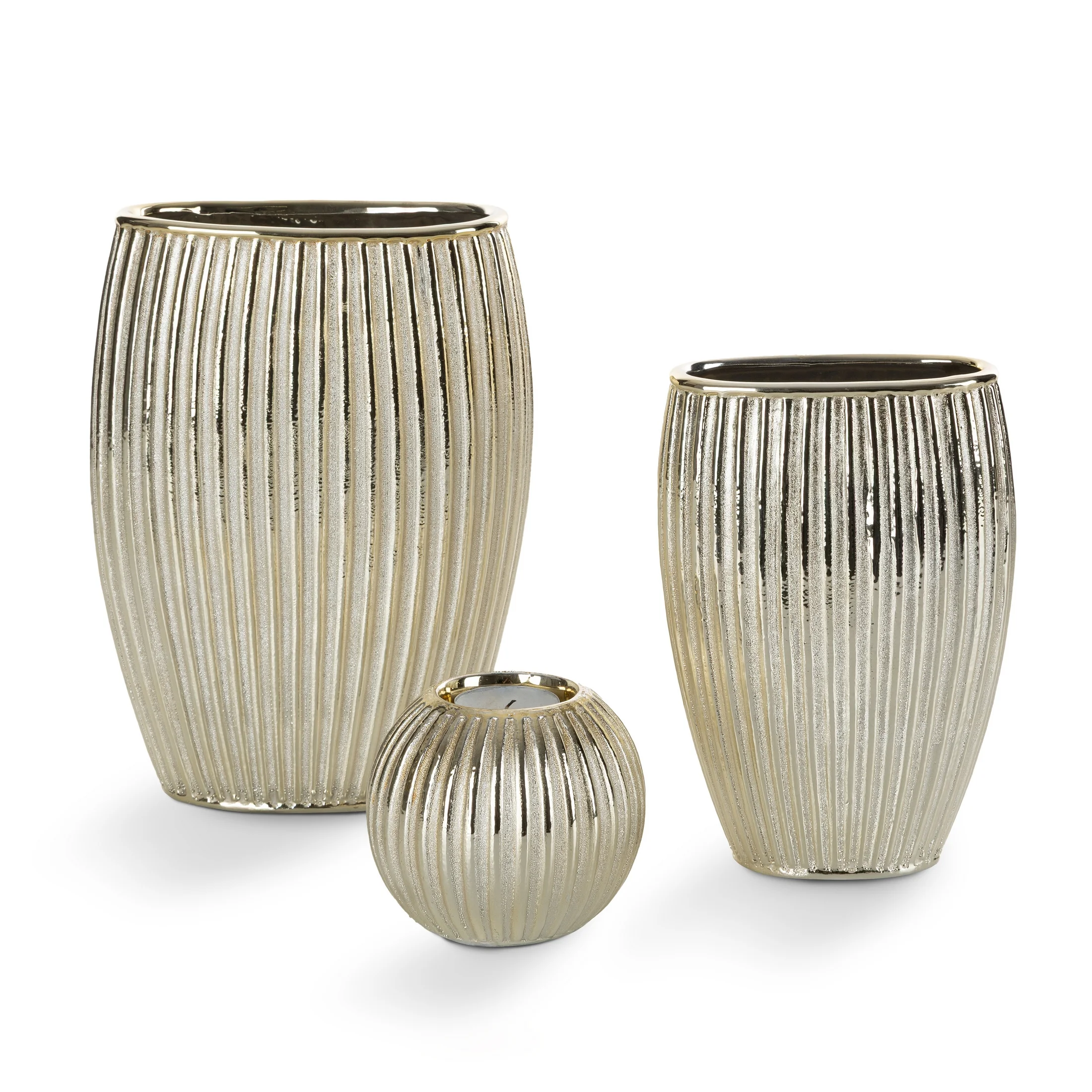 Wazon ceramiczny OMIKA z wytłaczanym wzorem Eurofirany