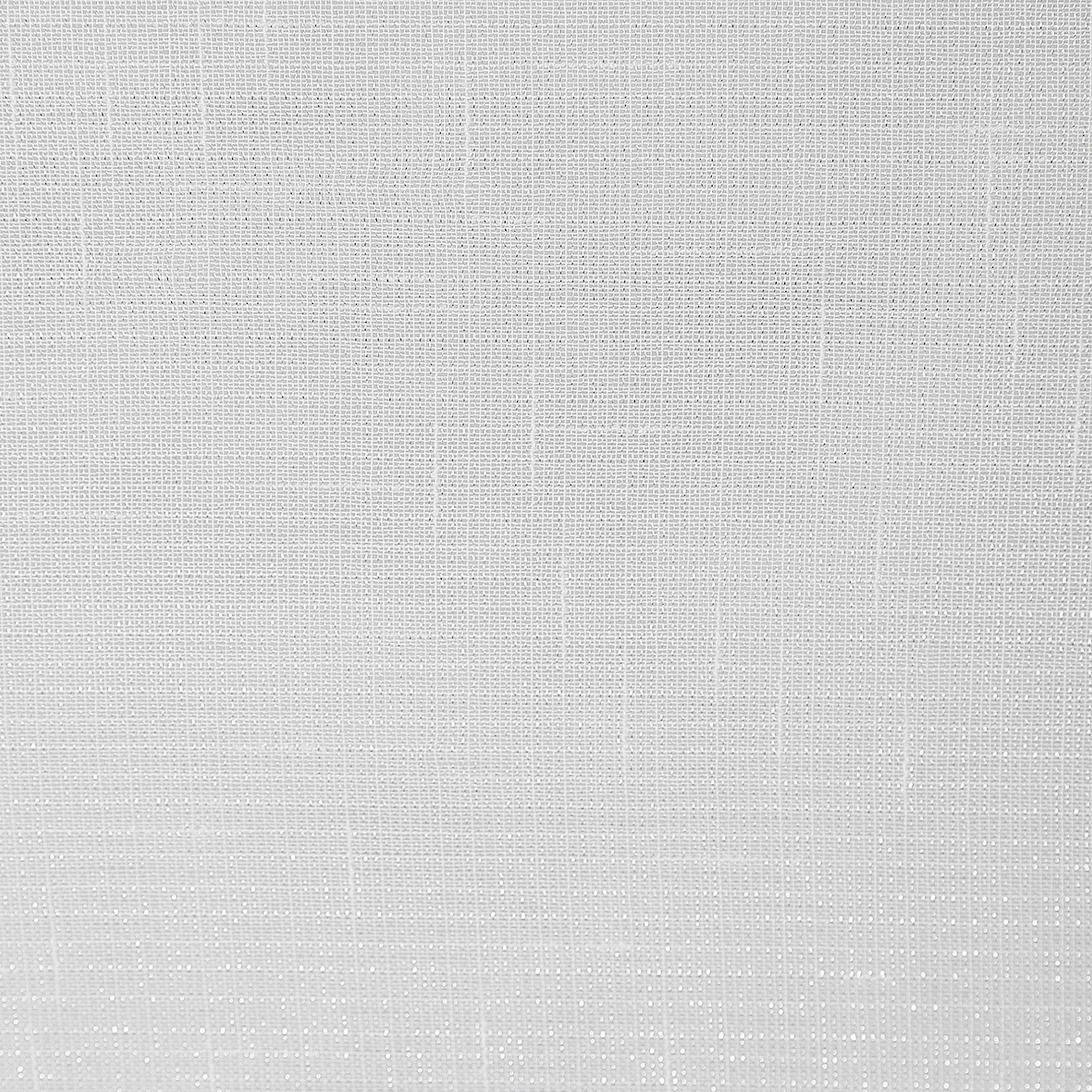 Dekoracja okienna biała z tkaniny przeplatanej srebrną nicią 140x250 cm przelotka EMMA Eurofirany