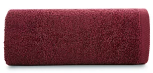 Ręcznik do rąk 30x50 cm bawełniany kolor bordowy 500 g/m2 GŁADKI 2 Eurofirany