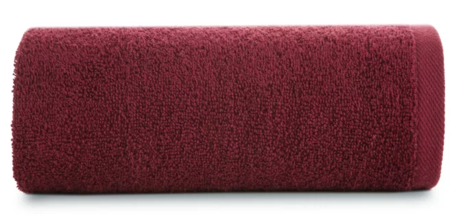 Ręcznik do rąk 30x50 cm bawełniany kolor bordowy 500 g/m2 GŁADKI 2 Eurofirany