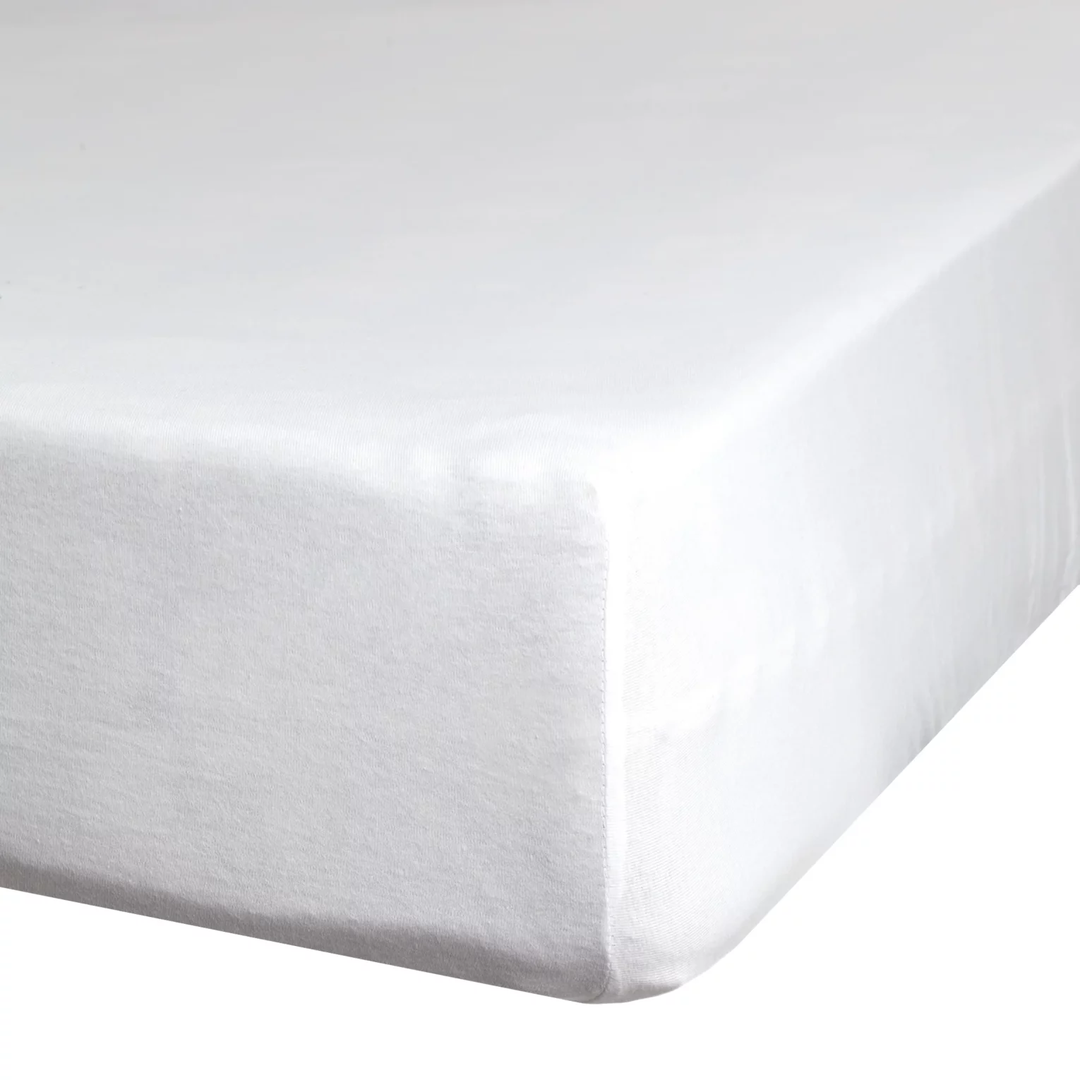Prześcieradło jersey z gumką 90x200 cm z bawełny kolor kremowy 190 g/m2 Eurofirany Premium