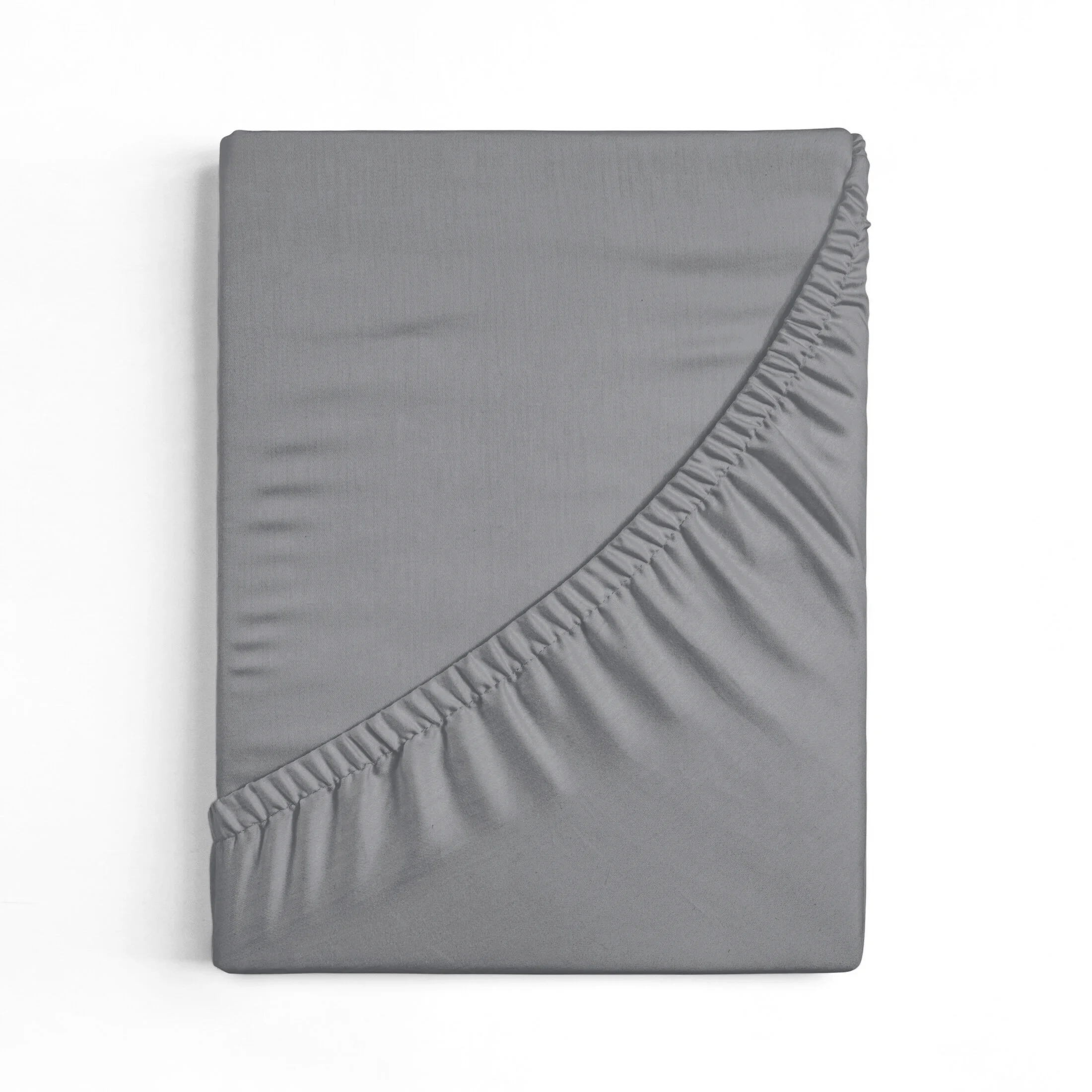 Prześcieradło jersey z gumką 120x200 cm z bawełny kolor stalowy 190 g/m2 Eurofirany Premium