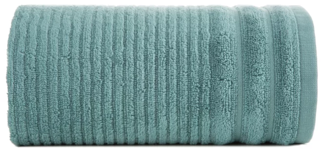 Ręcznik do rąk 30x50 cm bawełniany kolor miętowy w prążki 400 g/m2 SAMMY Eurofirany