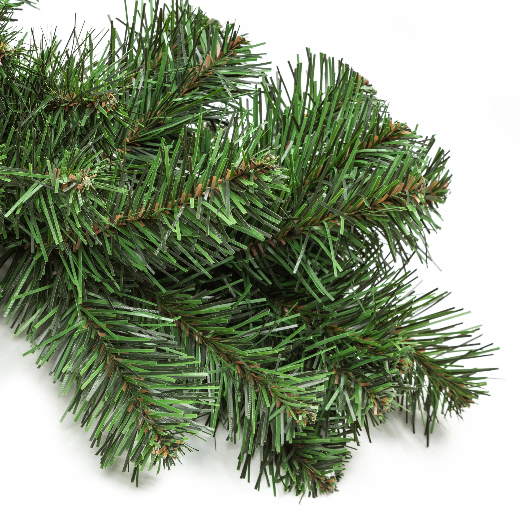 Zielona girlanda łańcuch dekoracyjny z gałązek sztucznej choinki 290 cm Eurofirany