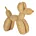 Figurka złota pies o drobnym strukturalnym wzorze 18x7x16 cm ELDO 2 Eurofirany