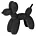 Figurka czarna pies o drobnym strukturalnym wzorze 18x7x16 cm ELDO 3 Eurofirany