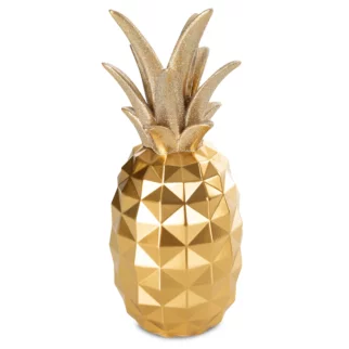 Figurka złota ananas średnica 10x25 cm ESTEL Eurofirany