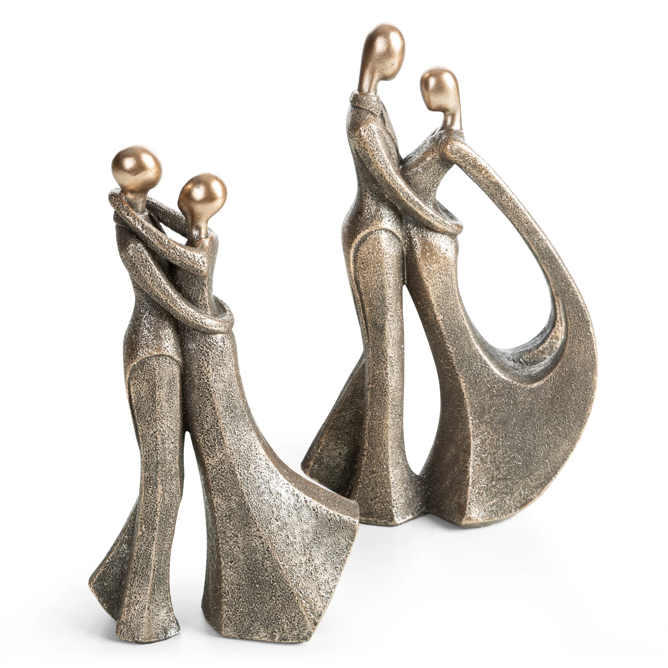 Figurka dekoracyjna stalowa przedstawiająca tańczącą parę 16x9x26 cm IRMA Eurofirany