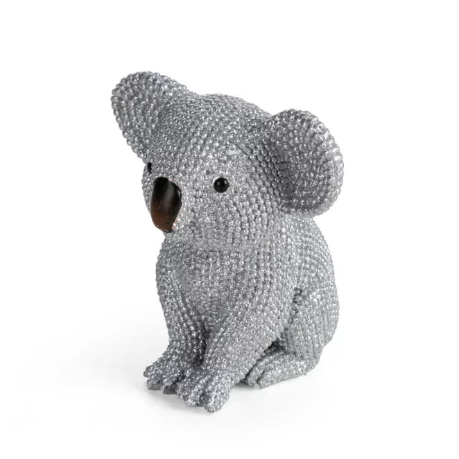 Figurka srebrna Koala o drobnym strukturalnym wzorze ELDO 1 Eurofirany